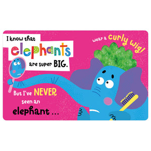 Product image 2 of I've Never Seen a Tiger in a Tutu!, a board book for ages 0+, by Make Believe Ideas.