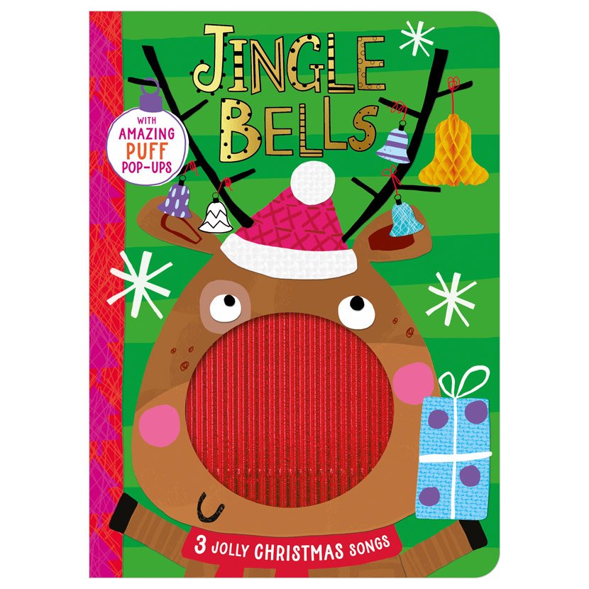 Product image 1 of Jingle Bells, a board book for ages 3+, by Make Believe Ideas.