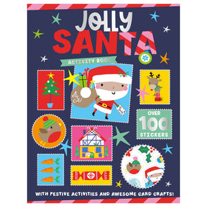 Product image 1 of Jolly Santa Activity Book, a sticker activity book for ages 4+, by Make Believe Ideas.