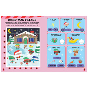 Product image 2 of Jolly Santa Activity Book, a sticker activity book for ages 4+, by Make Believe Ideas.