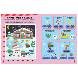Product image 4 of Jolly Santa Activity Book, a sticker activity book for ages 4+, by Make Believe Ideas.