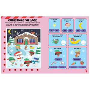Product image 5 of Jolly Santa Activity Book, a sticker activity book for ages 4+, by Make Believe Ideas.