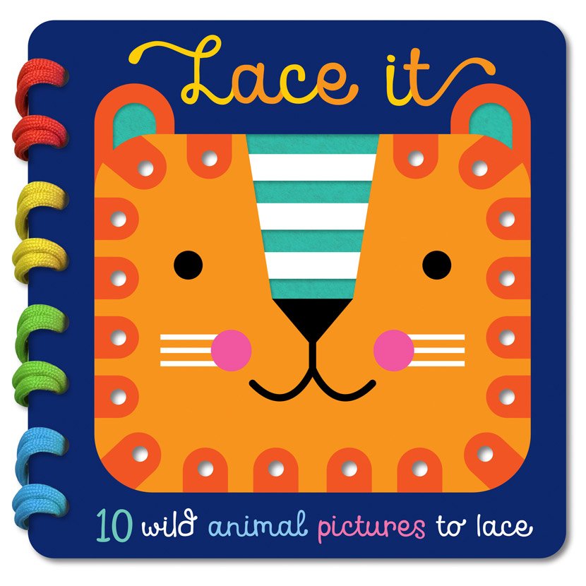 Product image 1 of Lace It, a board book for ages 3+, by Make Believe Ideas.