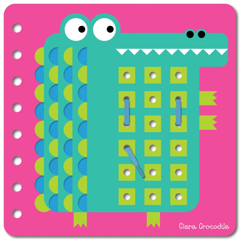 Product image 2 of Lace It, a board book for ages 3+, by Make Believe Ideas.