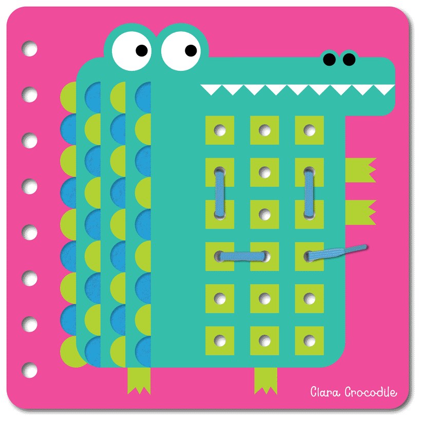 Product image 3 of Lace It, a board book for ages 3+, by Make Believe Ideas.