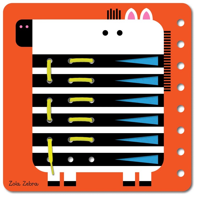 Product image 5 of Lace It, a board book for ages 3+, by Make Believe Ideas.