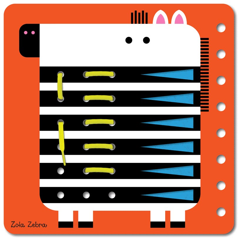 Product image 7 of Lace It, a board book for ages 3+, by Make Believe Ideas.