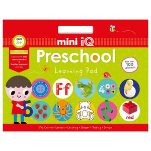 Product image 1 of Learning Pad Preschool, a sticker activity book for ages 3+, by Make Believe Ideas.