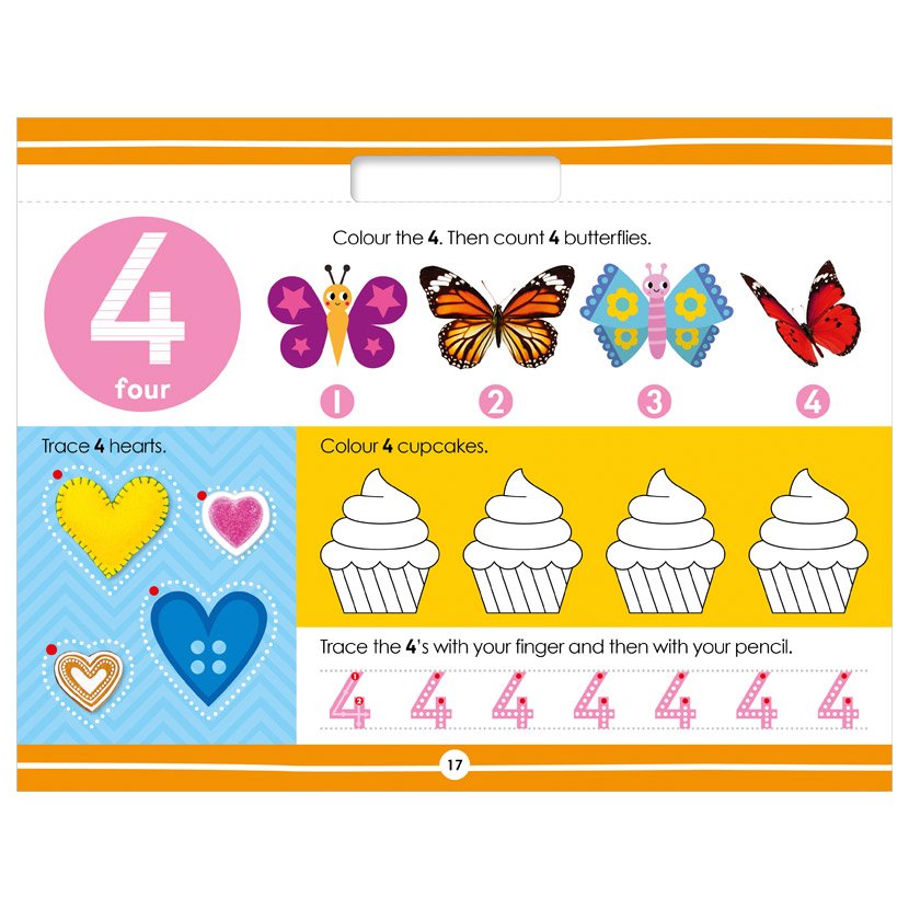 Product image 3 of Learning Pad Preschool, a sticker activity book for ages 3+, by Make Believe Ideas.