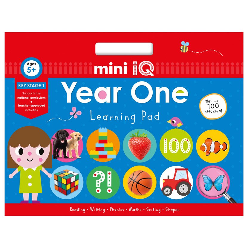 Product image 1 of Learning Pad Year One, a sticker activity book for ages 5+, by Make Believe Ideas.