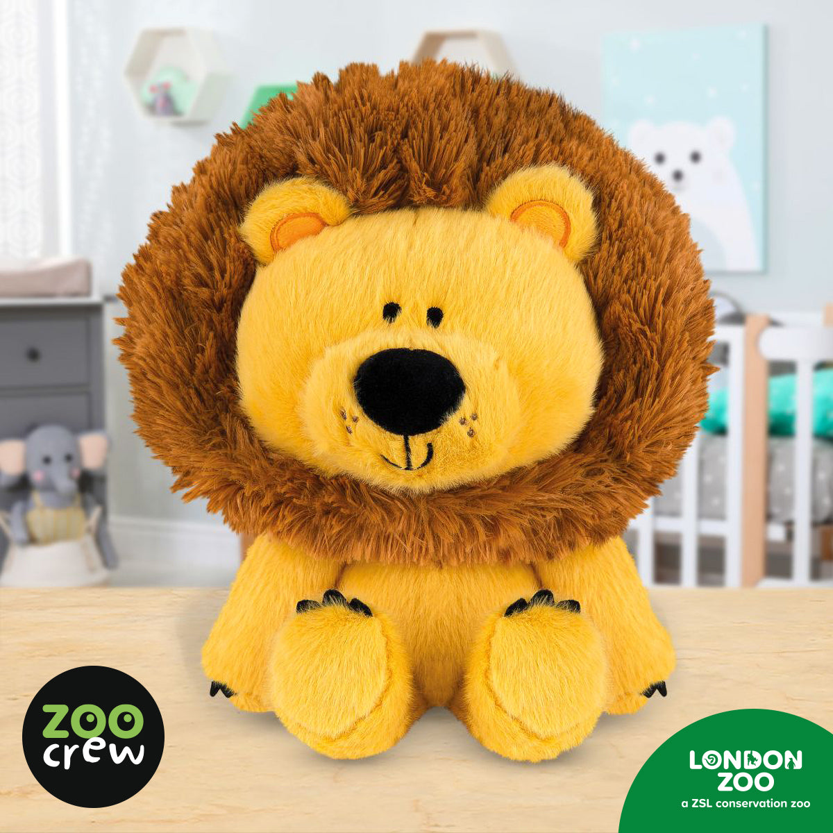 Product image 3 of Lennon the Lion, a plush toy for ages 0+, by Make Believe Ideas.