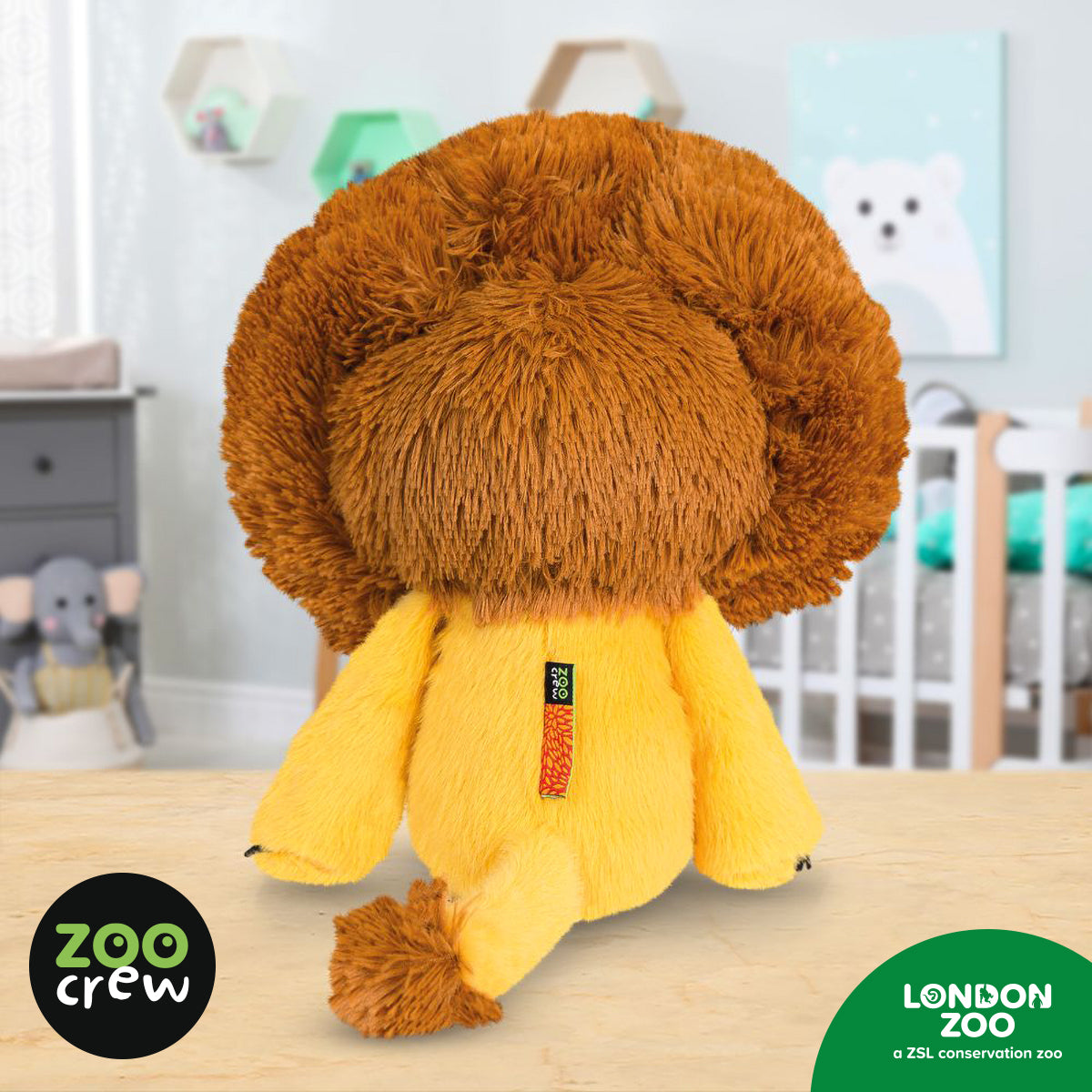 Product image 4 of Lennon the Lion, a plush toy for ages 0+, by Make Believe Ideas.
