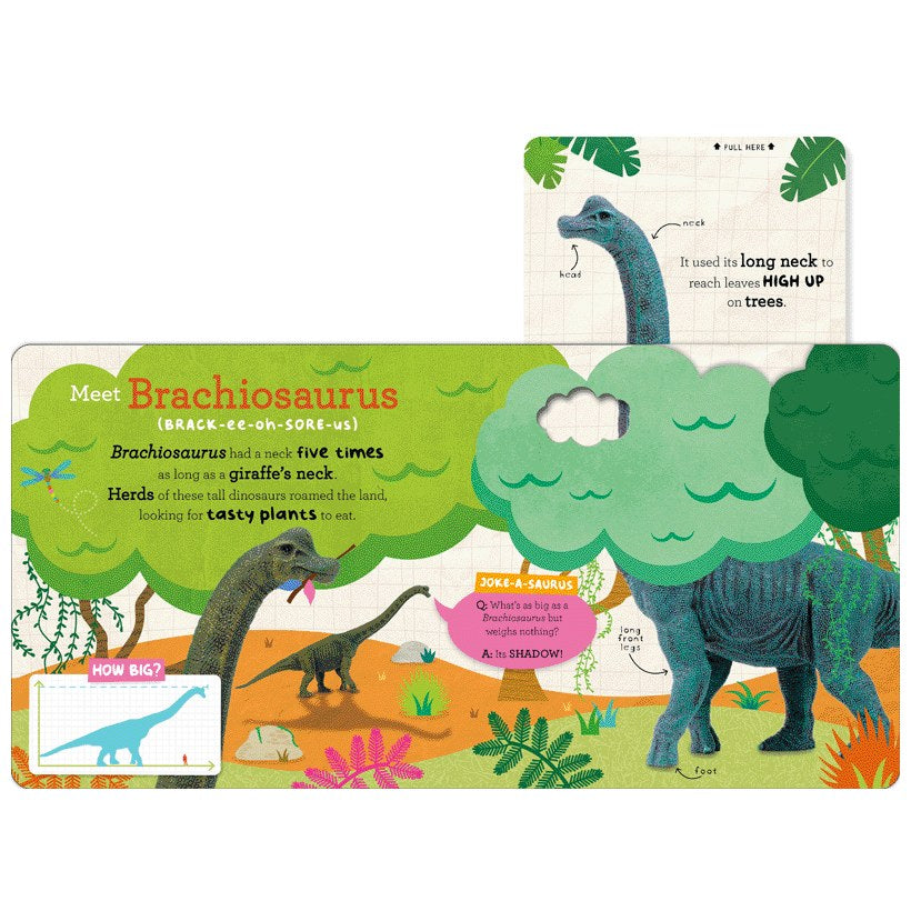 Product image 2 of Let's Explore... Dinos, a board book for ages 3+, by Make Believe Ideas.