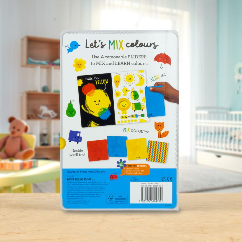 Product image 6 of Let's Mix Colours, a board book for ages 18 months+, by Make Believe Ideas.