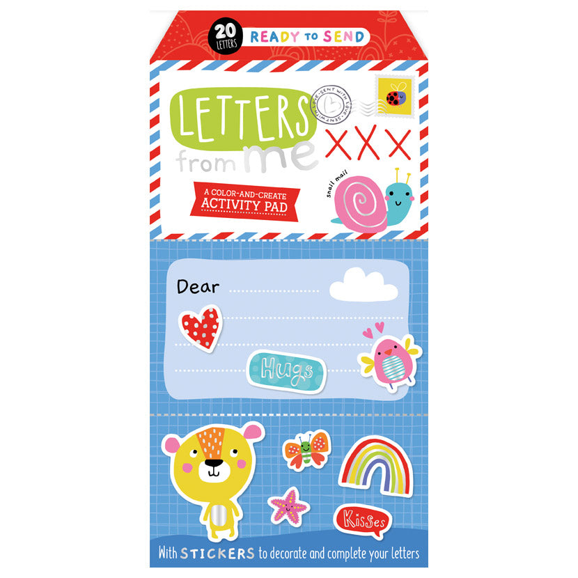 Product image 1 of Letters from Me: A Colour-and-Create Activity Pad, a stationery item for ages 5+, by Make Believe Ideas.
