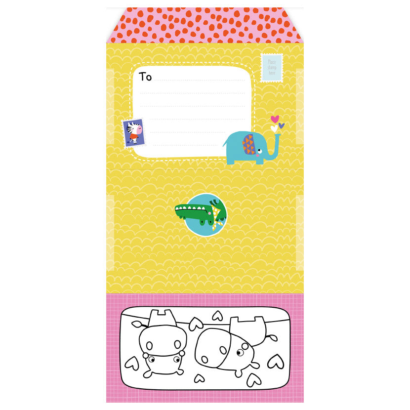 Product image 3 of Letters from Me: A Colour-and-Create Activity Pad, a stationery item for ages 5+, by Make Believe Ideas.