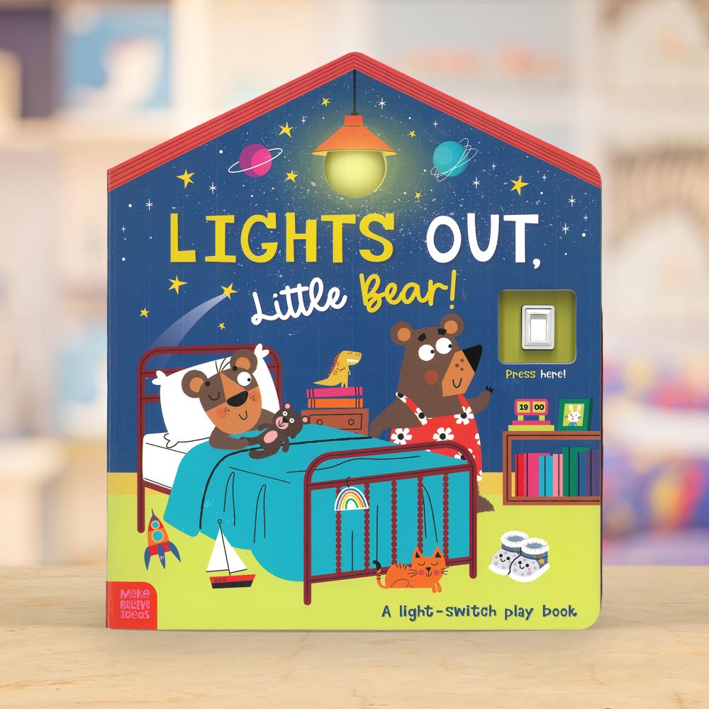 Product image 2 of Lights Out, Little Bear!, a board book for ages 3+, by Make Believe Ideas.