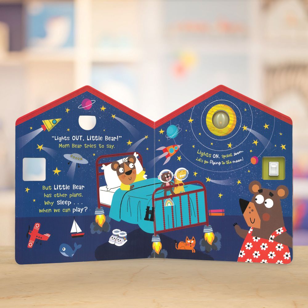 Product image 3 of Lights Out, Little Bear!, a board book for ages 3+, by Make Believe Ideas.