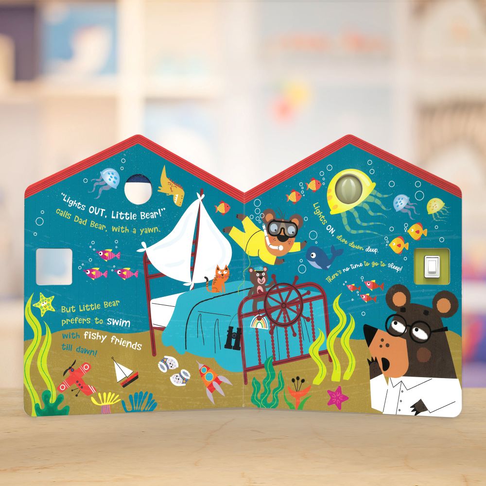 Product image 4 of Lights Out, Little Bear!, a board book for ages 3+, by Make Believe Ideas.