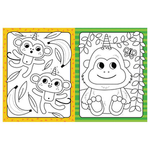 Product image 3 of Little Artist Cutiecorns Wild Colouring Book, a colouring book for ages 3+, by Make Believe Ideas.