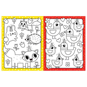 Product image 2 of Little Artist Cutiecorns Woodland Colouring Book, a colouring book for ages 3+, by Make Believe Ideas.