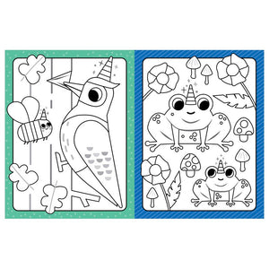 Product image 3 of Little Artist Cutiecorns Woodland Colouring Book, a colouring book for ages 3+, by Make Believe Ideas.
