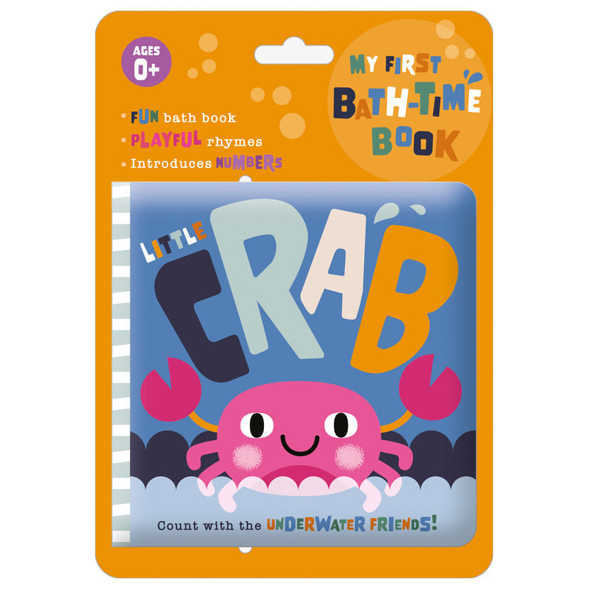 Product image 1 of Little Crab, a bath book for ages 0+, by Make Believe Ideas.