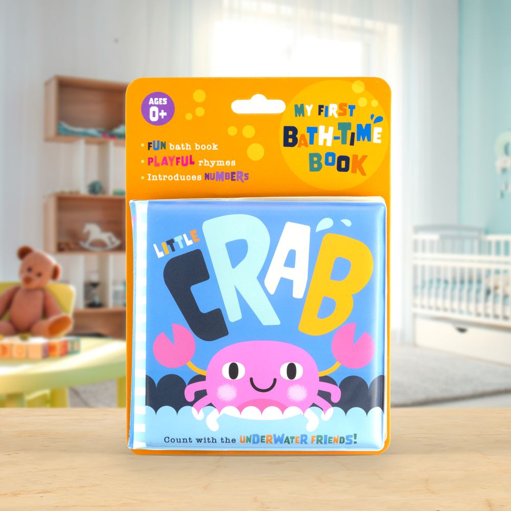 Product image 2 of Little Crab, a bath book for ages 0+, by Make Believe Ideas.
