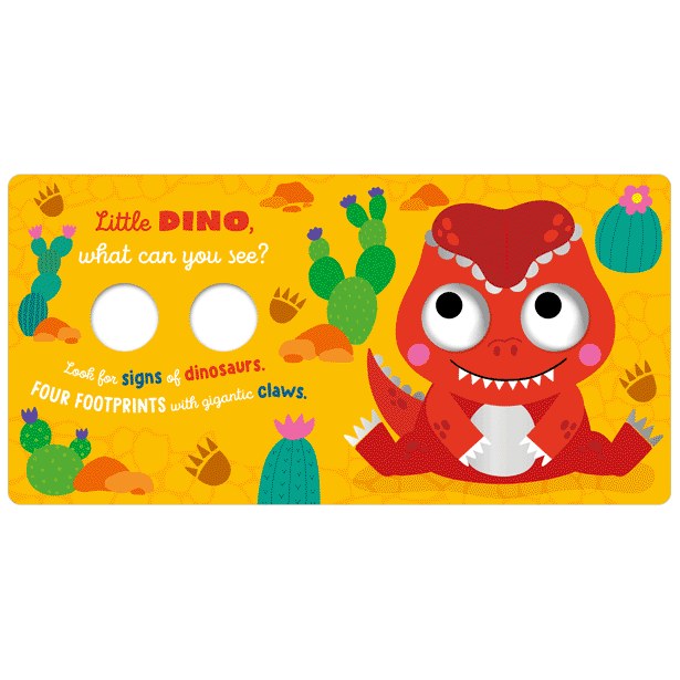 Product image 4 of Little Dino What Can You See?, a board book for ages 0+, by Make Believe Ideas.
