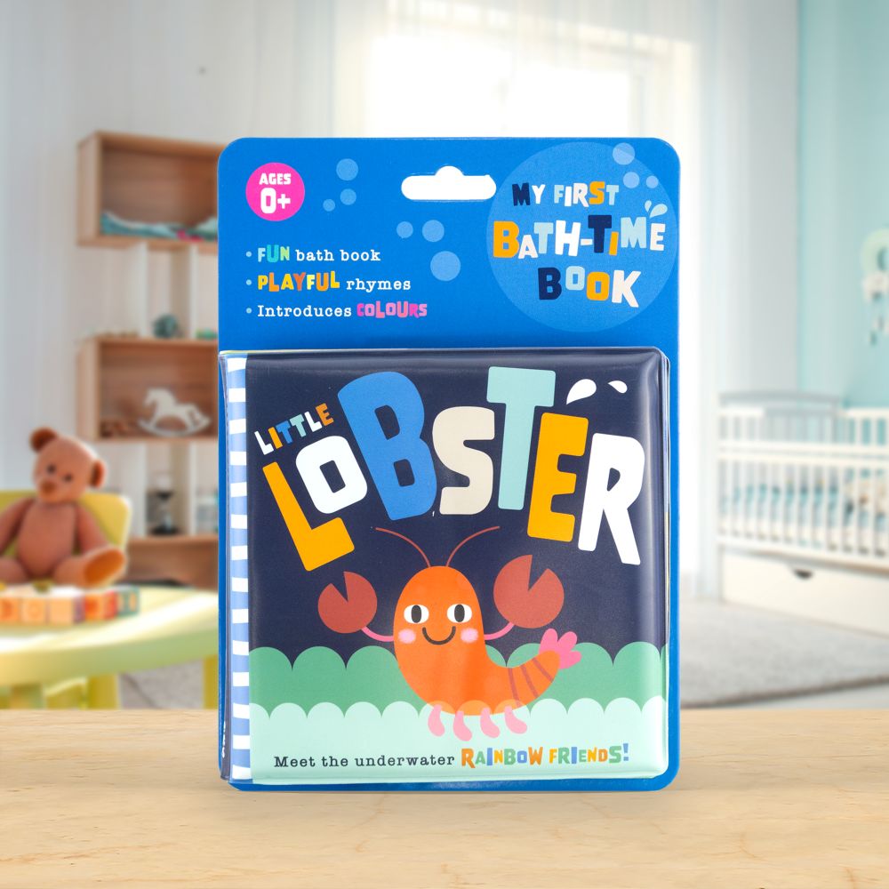 Product image 2 of Little Lobster, a bath book for ages 0+, by Make Believe Ideas.