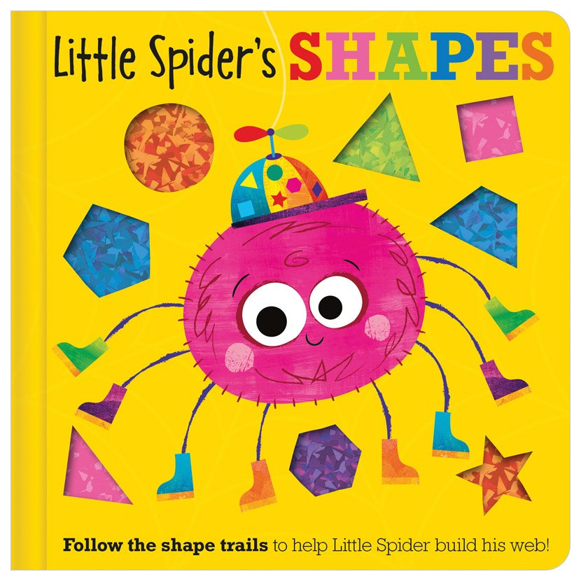 Product image 1 of Little Spider's Shapes, a board book for ages 0+, by Make Believe Ideas.