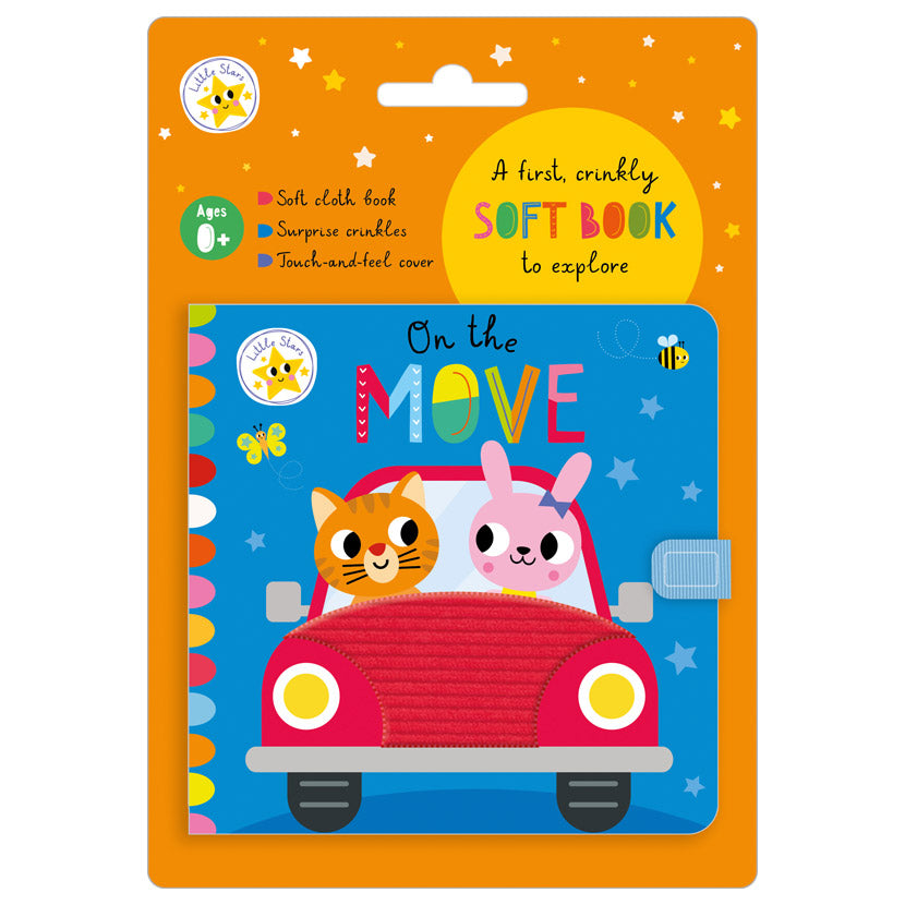 Product image 1 of Little Stars On the Move, a cloth book for ages 0+, by Make Believe Ideas.