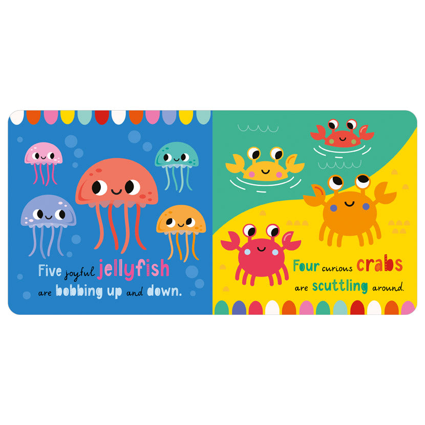Product image 2 of Little Stars Splish Splash Little Shark, a bath book for ages 0+, by Make Believe Ideas.