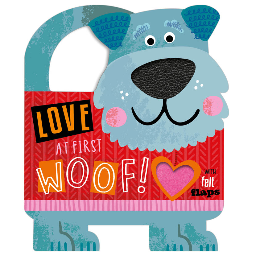 Product image 1 of Love at First Woof!, a board book for ages 0+, by Make Believe Ideas.
