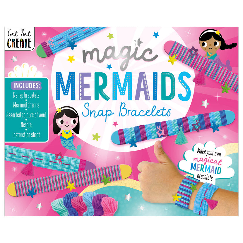 Product image 1 of Magic Mermaid Snap Bracelets, a box set for ages 6+, by Make Believe Ideas.