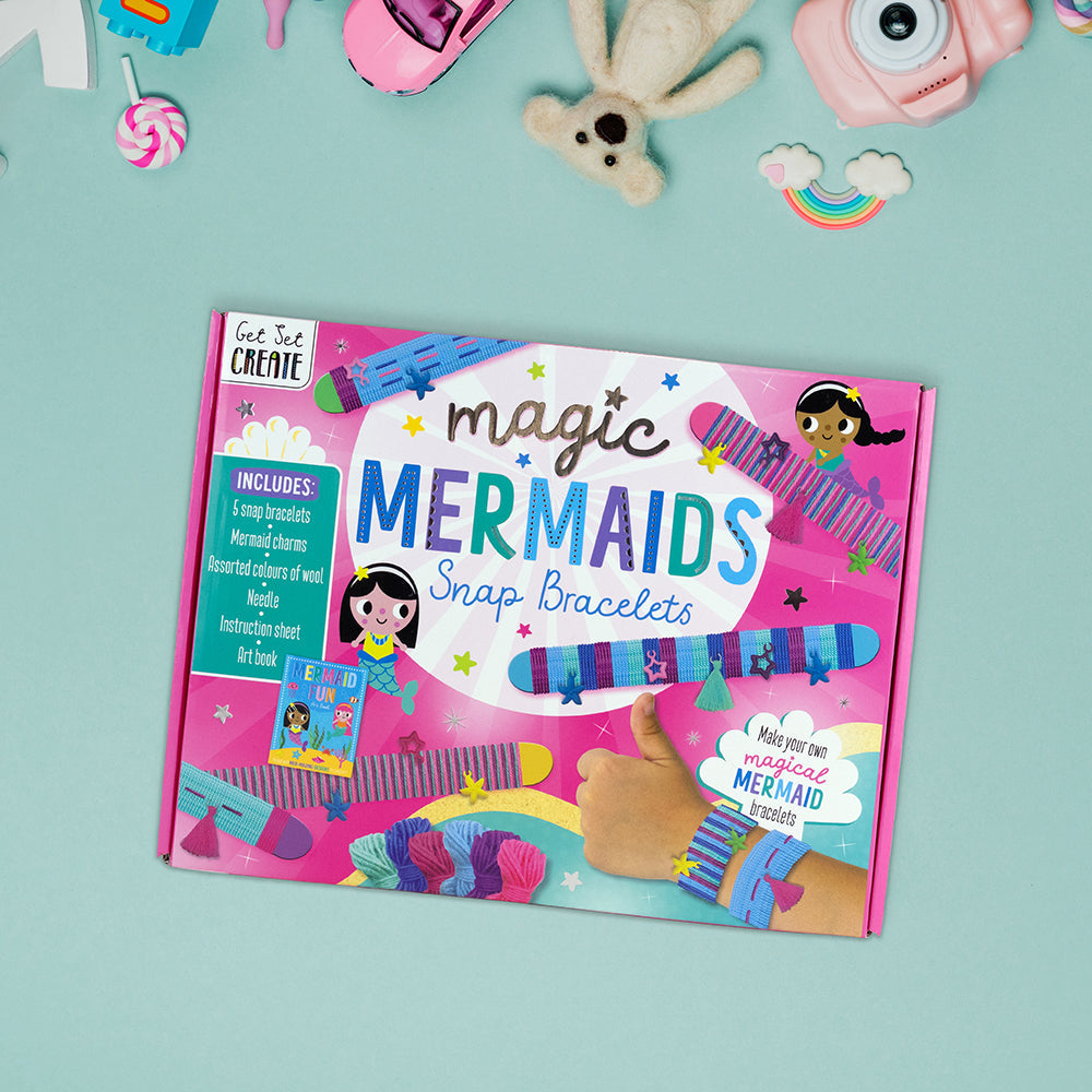 Product image 2 of Magic Mermaid Snap Bracelets, a box set for ages 6+, by Make Believe Ideas.