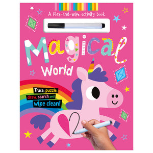 Product image 1 of Magical World, a sticker activity book for ages 3+, by Make Believe Ideas.