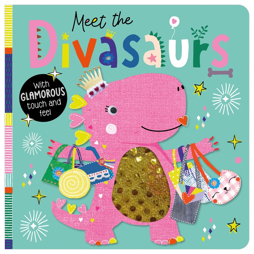 Product image 1 of Meet the Divasaurs, a board book for ages 0+, by Make Believe Ideas.