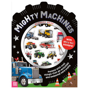 Product image 1 of Mighty Machines Activity Book, a sticker activity book for ages 4+, by Make Believe Ideas.