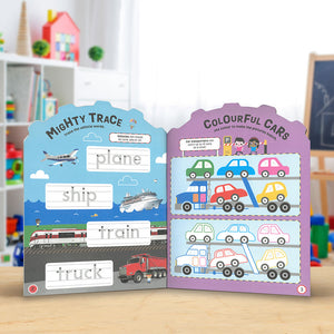 Product image 3 of Mighty Machines Activity Book, a sticker activity book for ages 4+, by Make Believe Ideas.