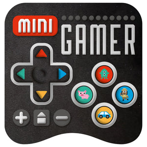 Product image 1 of Mini Gamer, a board book for ages 3+, by Make Believe Ideas.