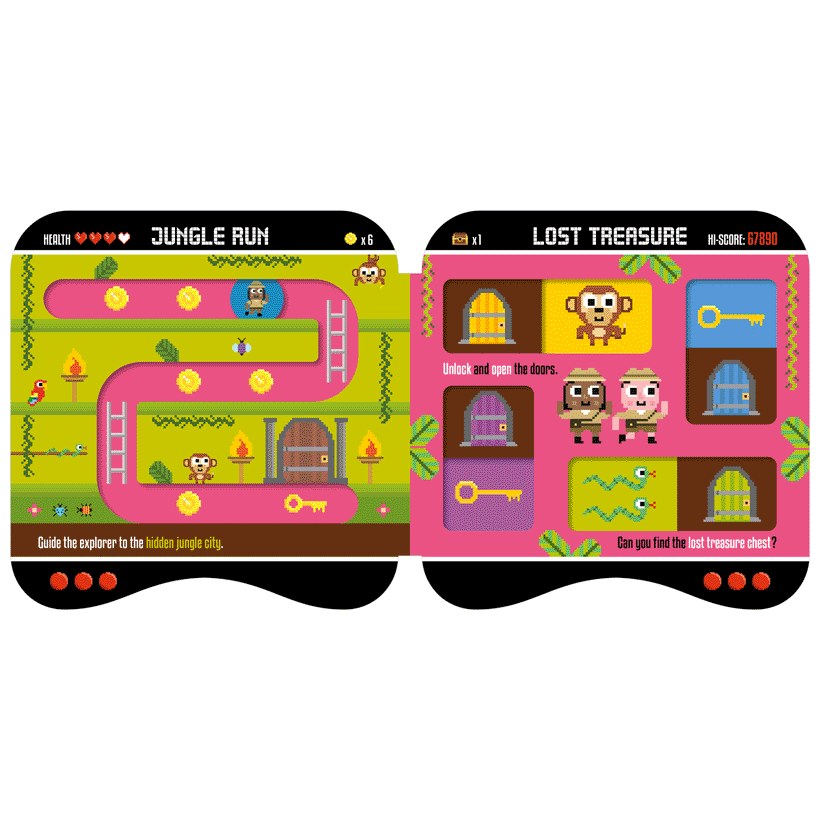 Product image 5 of Mini Gamer, a board book for ages 3+, by Make Believe Ideas.