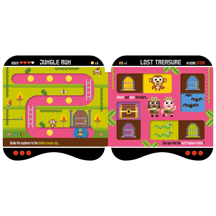 Product image 6 of Mini Gamer, a board book for ages 3+, by Make Believe Ideas.