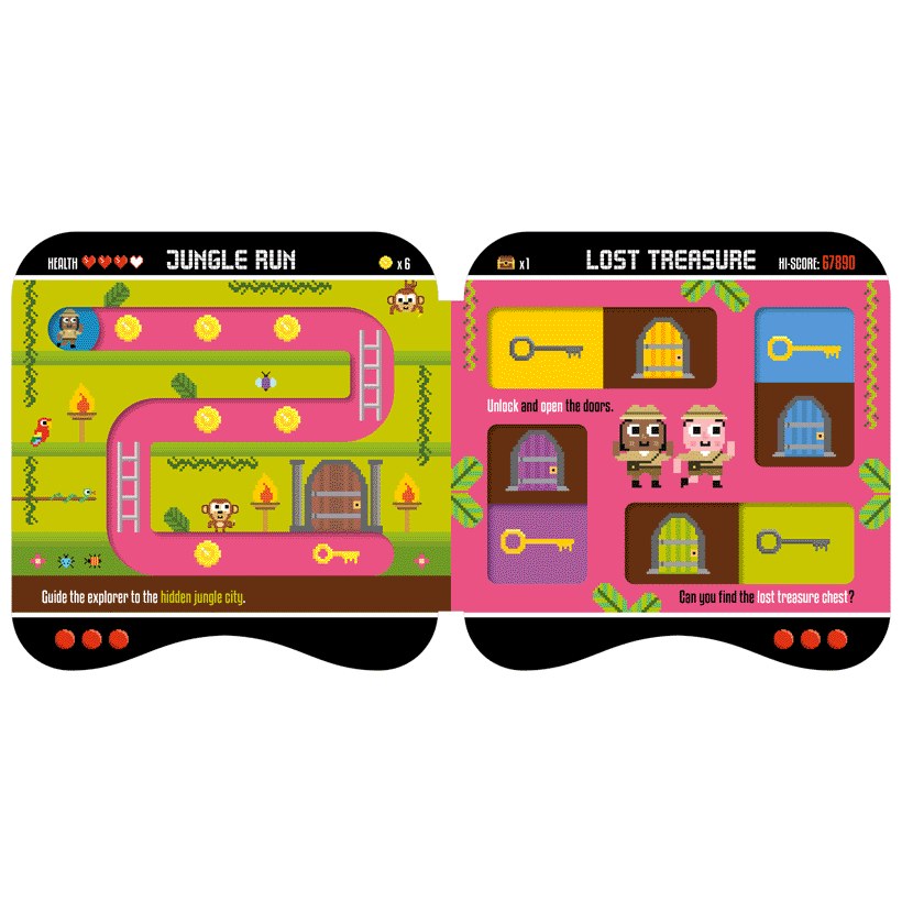 Product image 7 of Mini Gamer, a board book for ages 3+, by Make Believe Ideas.