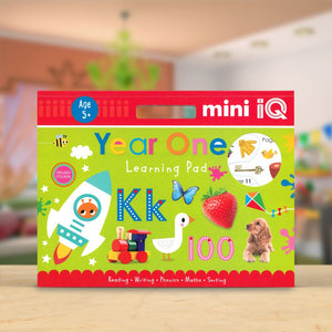 Product image 2 of Mini iQ Year 1 Learning Pad, a sticker activity book for ages 5+, by Make Believe Ideas.