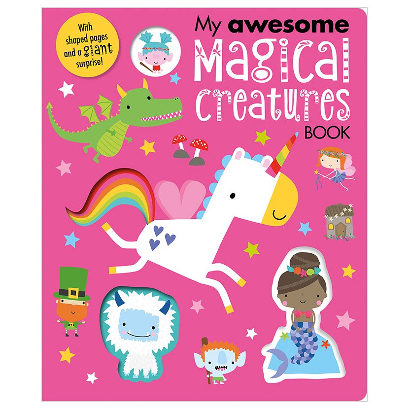 Product image 1 of My Awesome Magical Creatures Book, a board book for ages 0+, by Make Believe Ideas.