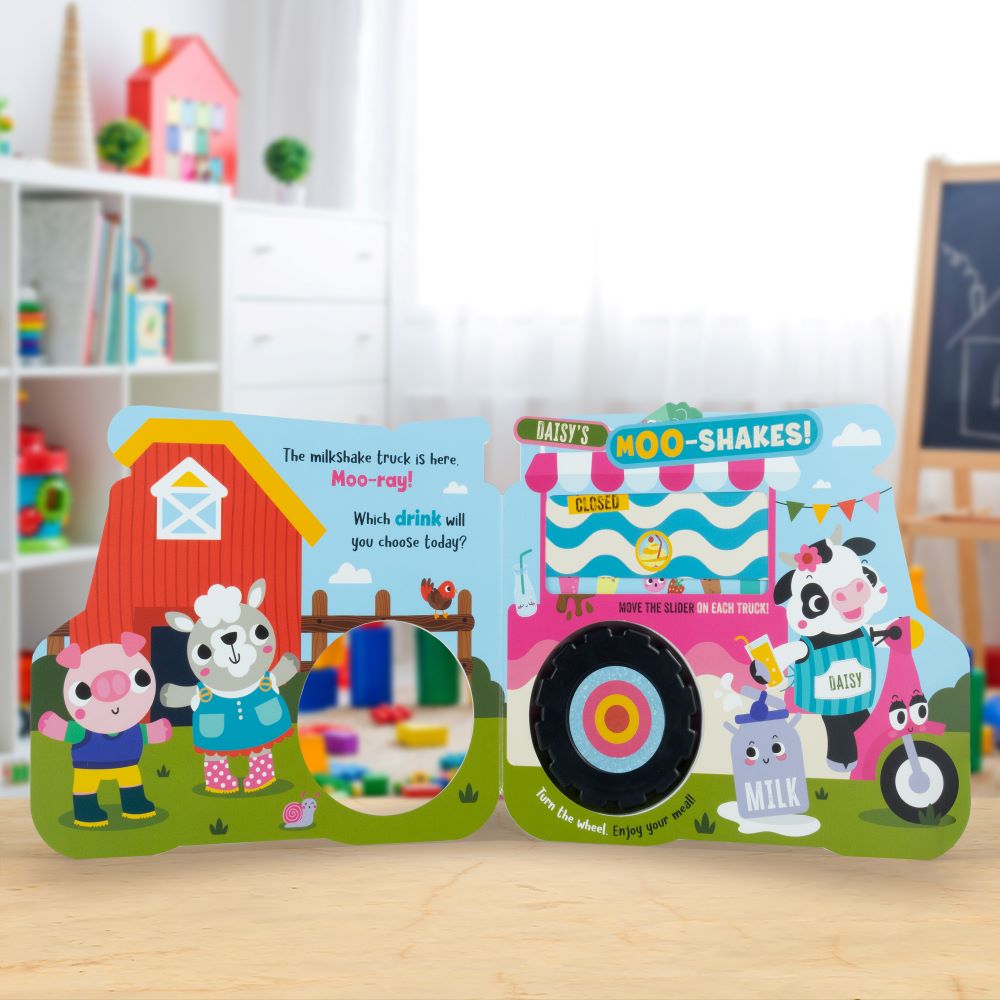 Product image 3 of My Busy Truck Snacks to Go!, a board book for ages 0+, by Make Believe Ideas.