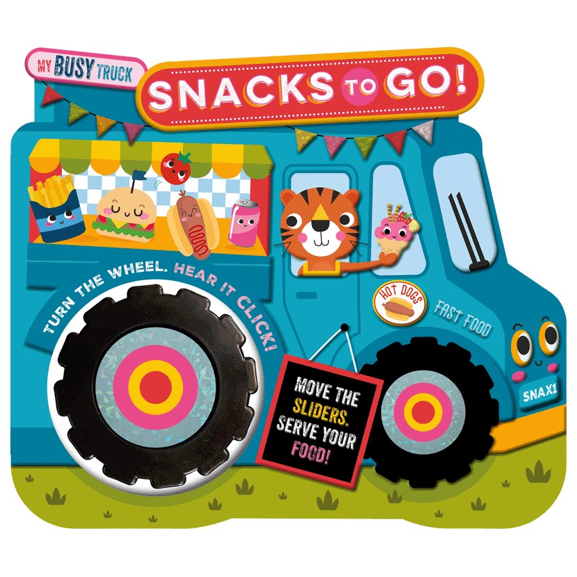 Product image 7 of My Busy Truck Snacks to Go!, a board book for ages 0+, by Make Believe Ideas.