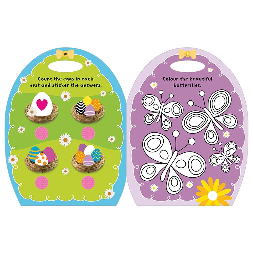 Product image 3 of My Easter Sticker Book, a sticker activity book for ages 3+, by Make Believe Ideas.
