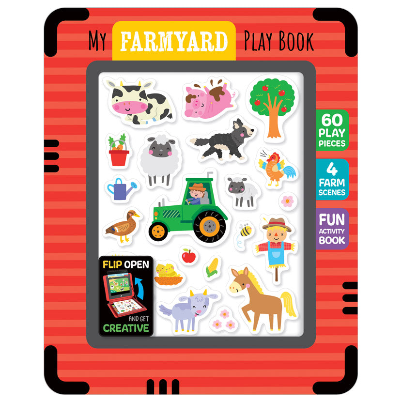 Product image 1 of My Farmyard Play Book, a sticker activity book for ages 3+, by Make Believe Ideas.